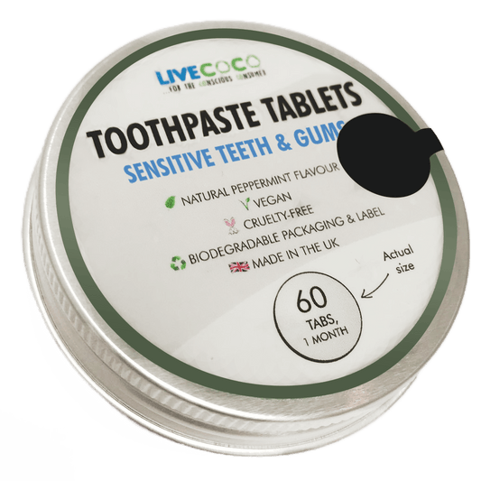 LiveCoco Zero Waste Toothpaste and Mouthwash Tablets - Toothtabs1