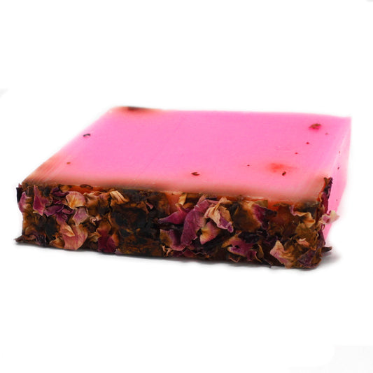 Wild and Natural Hand Crafted Soap Rose Petals 100g HCS-13SL