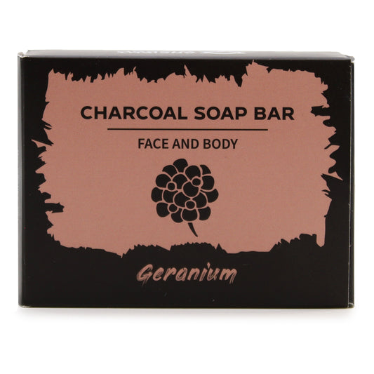 Charcoal Soap Bar Geranium 85g CHSB-02