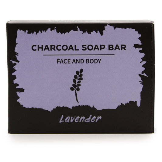 Charcoal Soap Bar Lavender 85g CHSB-03