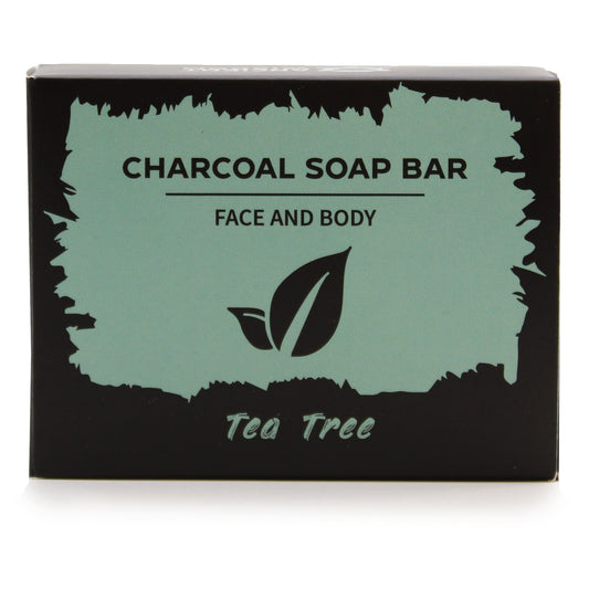 Charcoal Soap Bar Tea Tree 85g CHSB-04