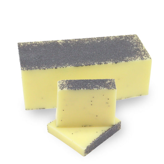 Wild and Natural Hand Crafted Soap Lemon Poppy 100g HCS-45SL